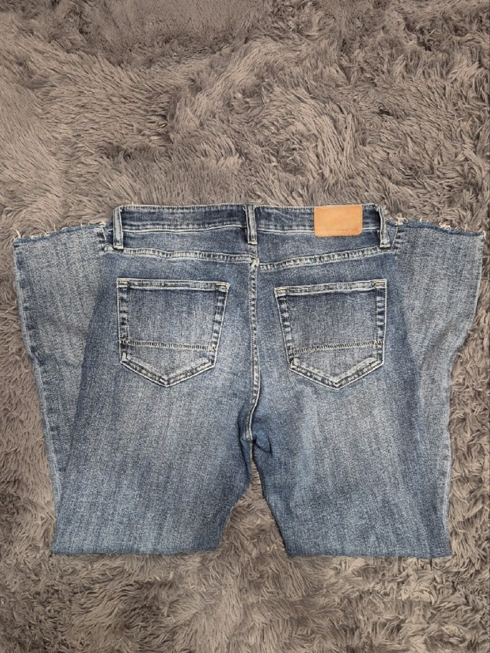 👖STONEFIELD Button-Fly Skinny Jeans in Medium Blue Denim👖30x27 - Picture 4 of 5